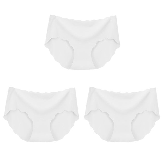 3-Pack Women's Seamless Briefs | Silky Look Sexy Underwear