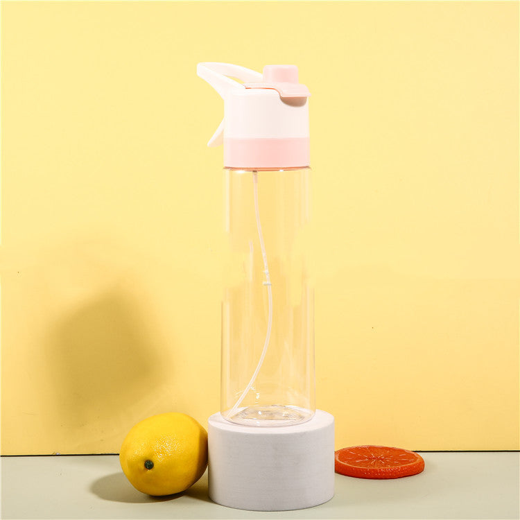 Spray Drinking Bottle Premium – Sports Water Bottle with Mist Function