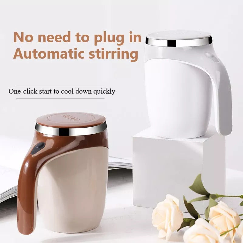 Rechargeable Self-Stirring Mug – Electric Coffee Mixer