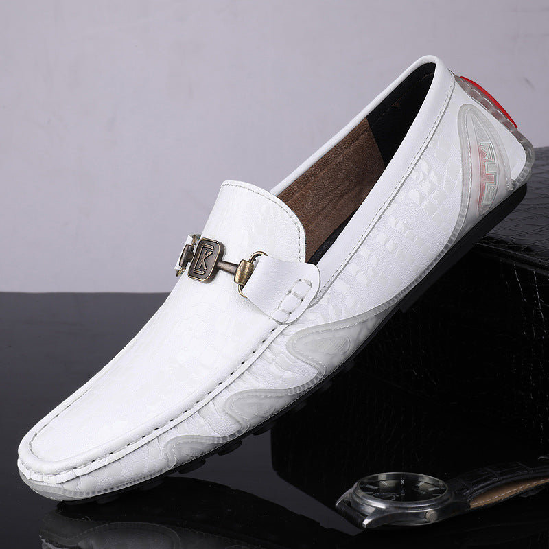 Men's Genuine Leather Shoes | Premium Cowhide Casual Elegant