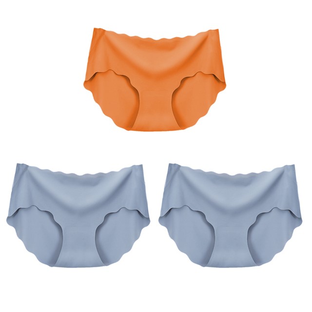 3-Pack Women's Seamless Briefs | Silky Look Sexy Underwear