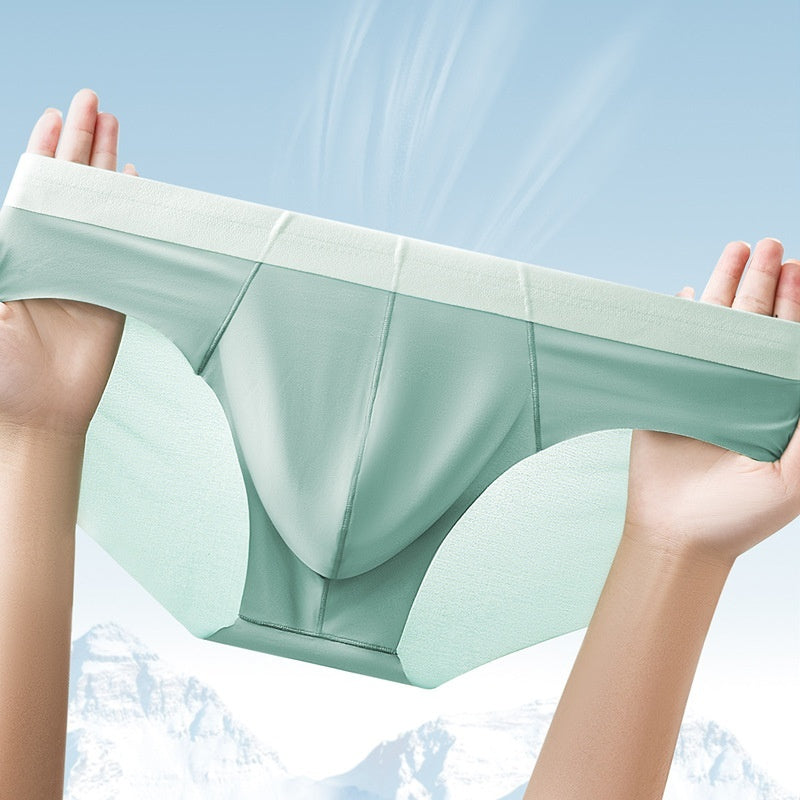 Men's Ice Silk Seamless Briefs | Ultra-Thin Breathable Comfort