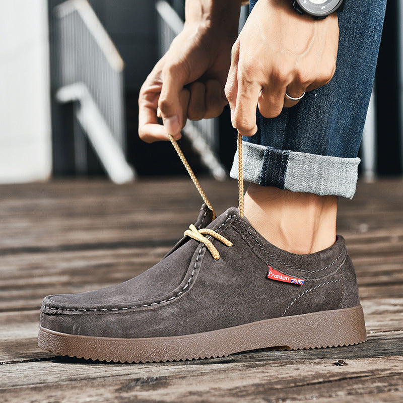 Herren Wildleder Sneaker | British Style Outdoor Schuhe Elegant
