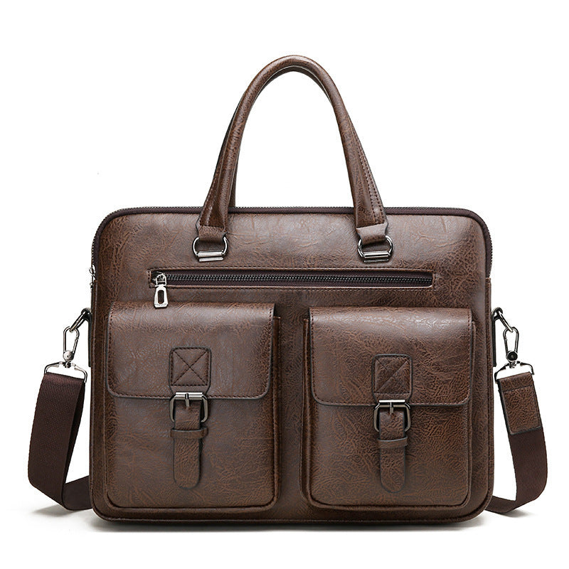 Men's Laptop Briefcase Business – Computer Crossbody Shoulder Bag