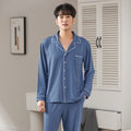 Herren Modal Pyjama | Leicht Schlafanzug | Cardigan Set