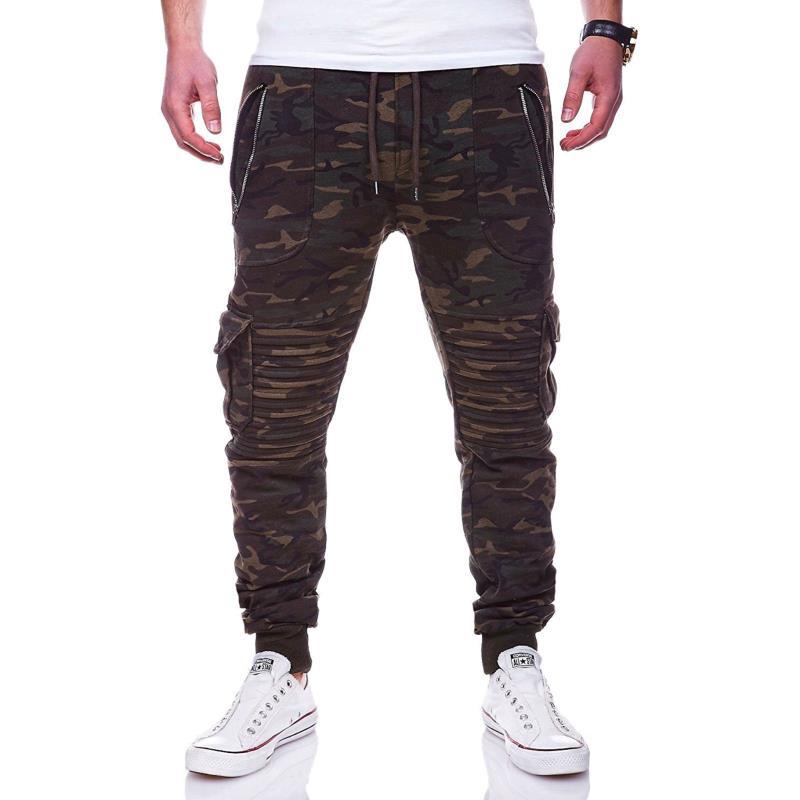 Men's Sports Trousers Stripes | Pleated | Casual Style
