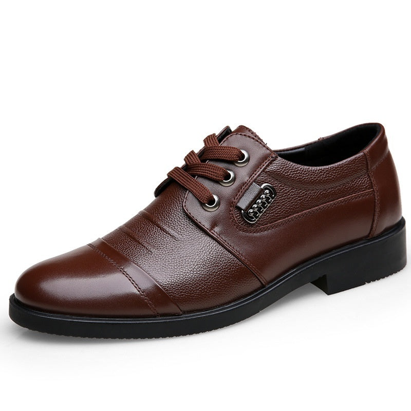 Men's Leather Lace-up Shoes Modern | Business Casual Shoes