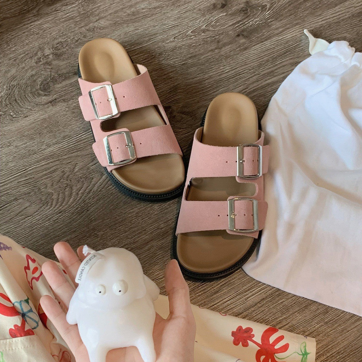 Women's Mules Comfortable Summer Slippers Buckle Lightweight | Comfort
