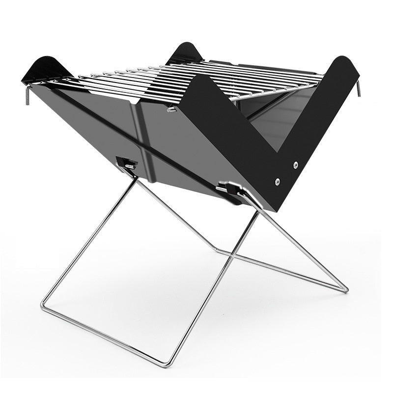 Klappbarer BBQ Grill Premium – Tragbarer Holzkohlegrill für Outdoor