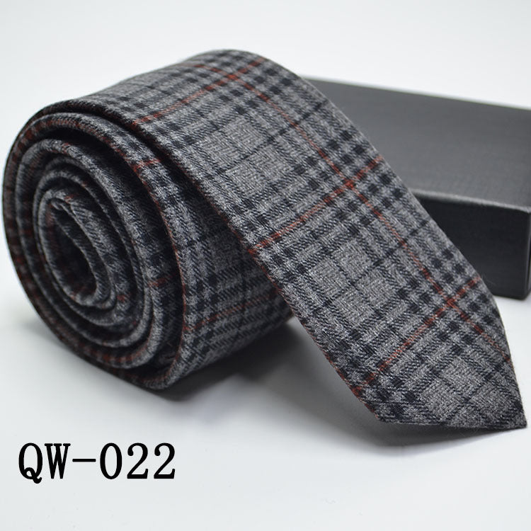 Slim Men's Tie elegant | Wool Look modern stylish