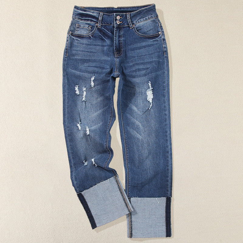 Women's Ripped Cropped Jeans | Modern Harun Ankle Jeans