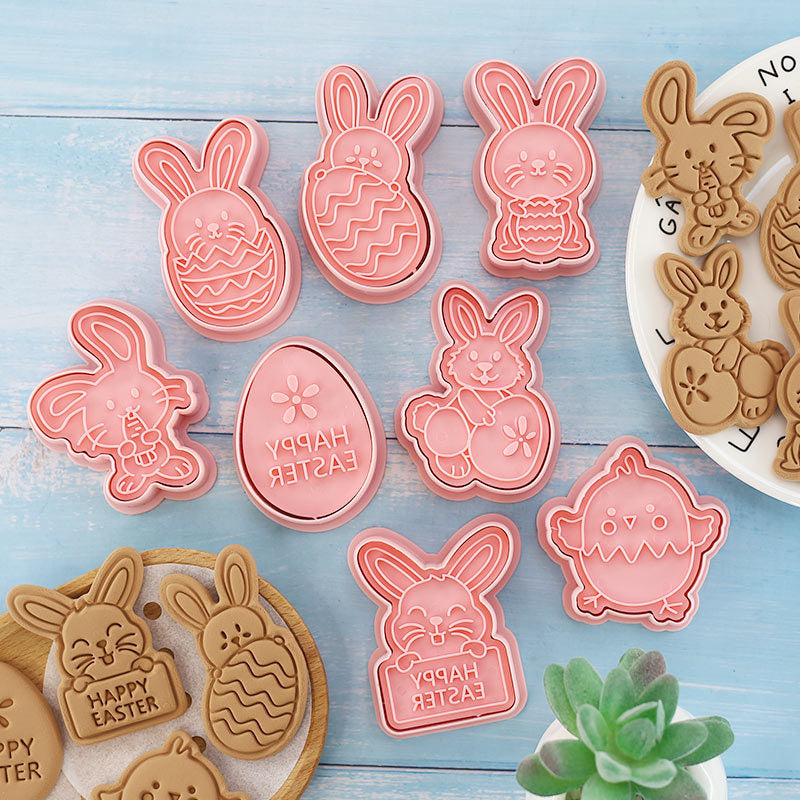 Easter Cookie Cutter Bunny Egg - Cartoon Cutter Set