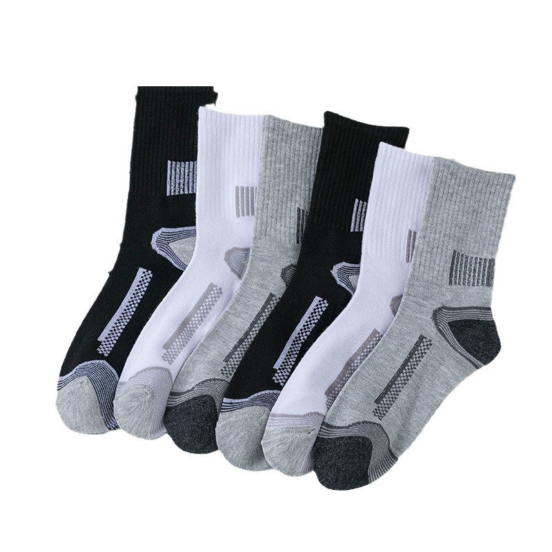 Men's Sports Socks Long Striped | breathable comfortable