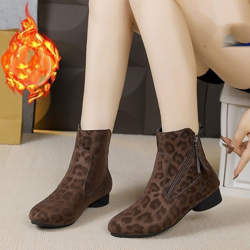 Women's Retro Suede Martin Boots – Stylish Vintage Ankle Boots