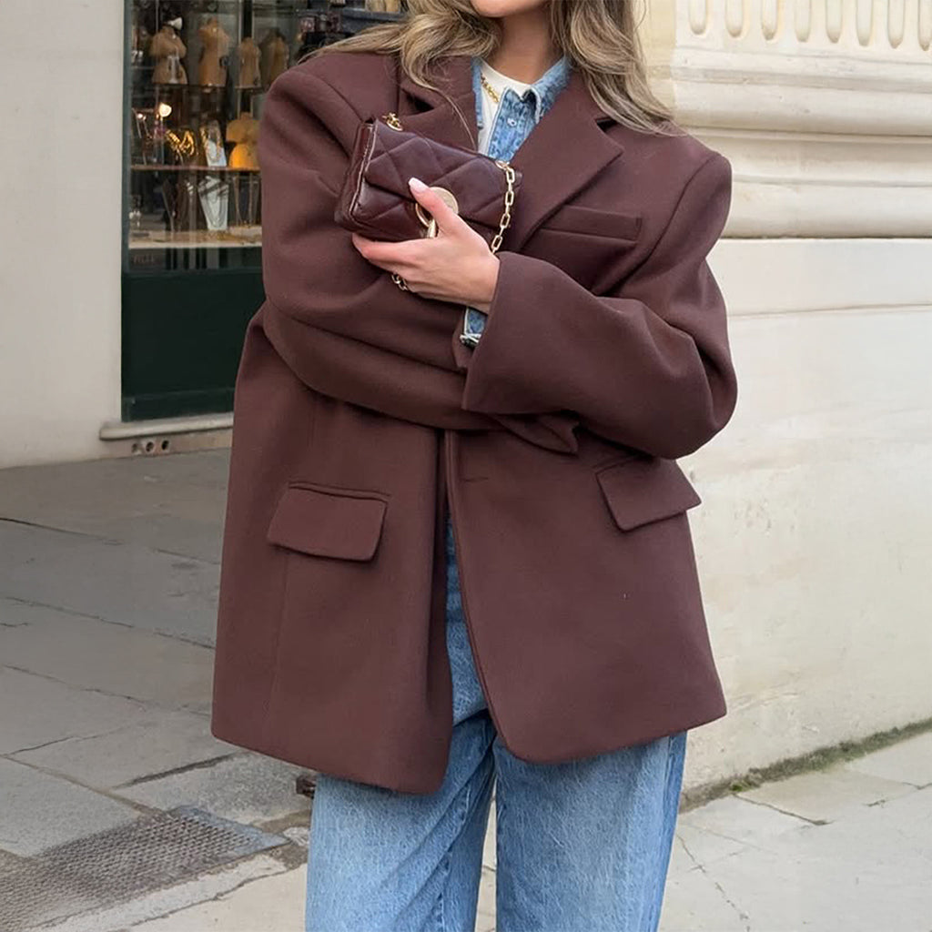Damen Blazer Elegant Business Casual Jacke | Moderner Look