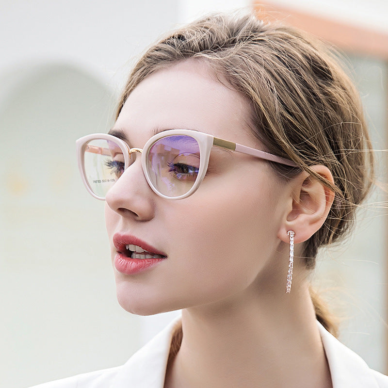 Retro Cat-Eye Blaulichtfilter Brille Damen | Computerbrille