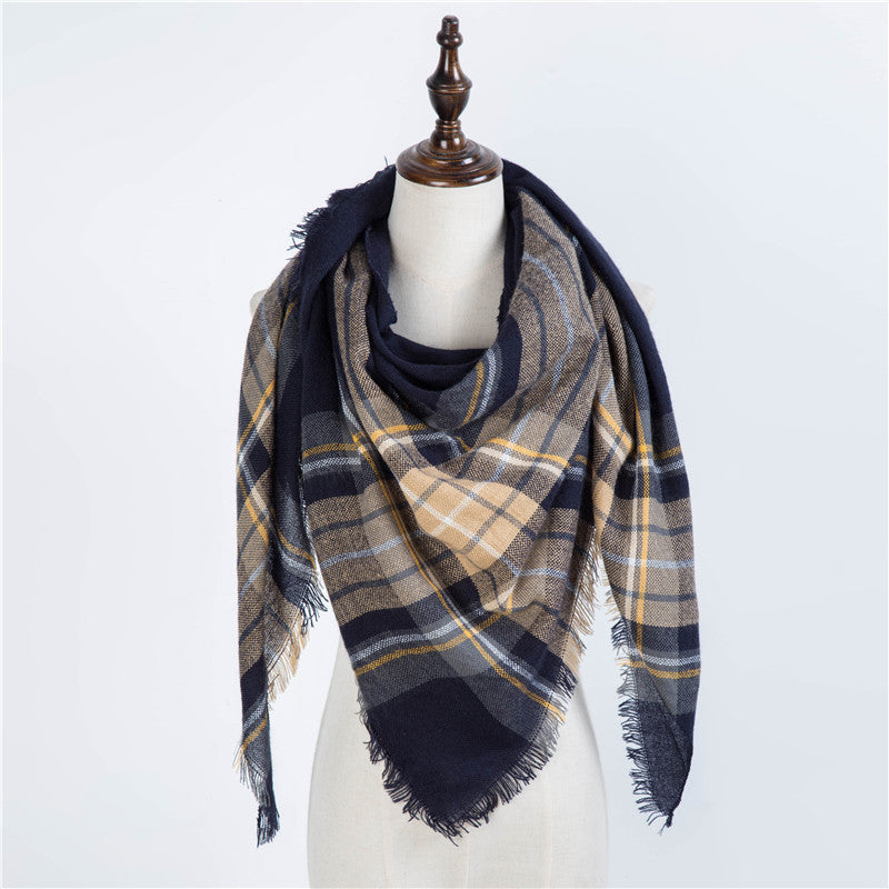 Damen Dreiecksschal Elegant | Herbst Winter Schal Stola