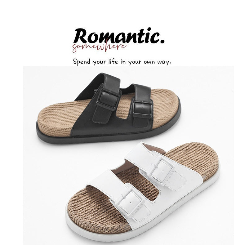 Men's Hemp Slippers | Massage Slippers Non-slip Comfortable