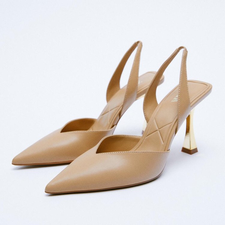 Women's Nude Elegant Pumps | Pointed Stiletto High Heels