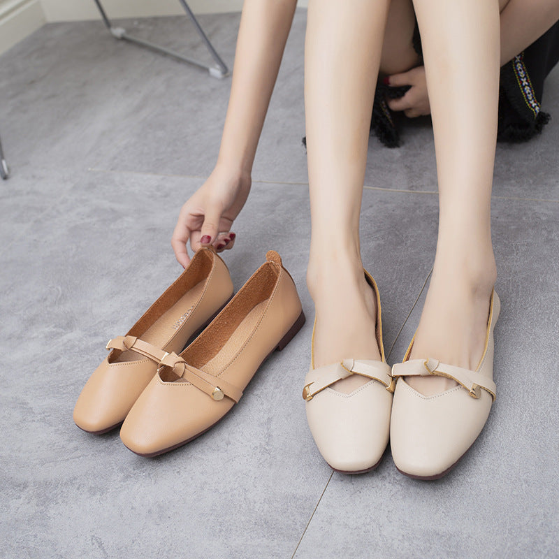 Vintage Mary Jane Schuhe Damen | Square Toe Blockabsatz