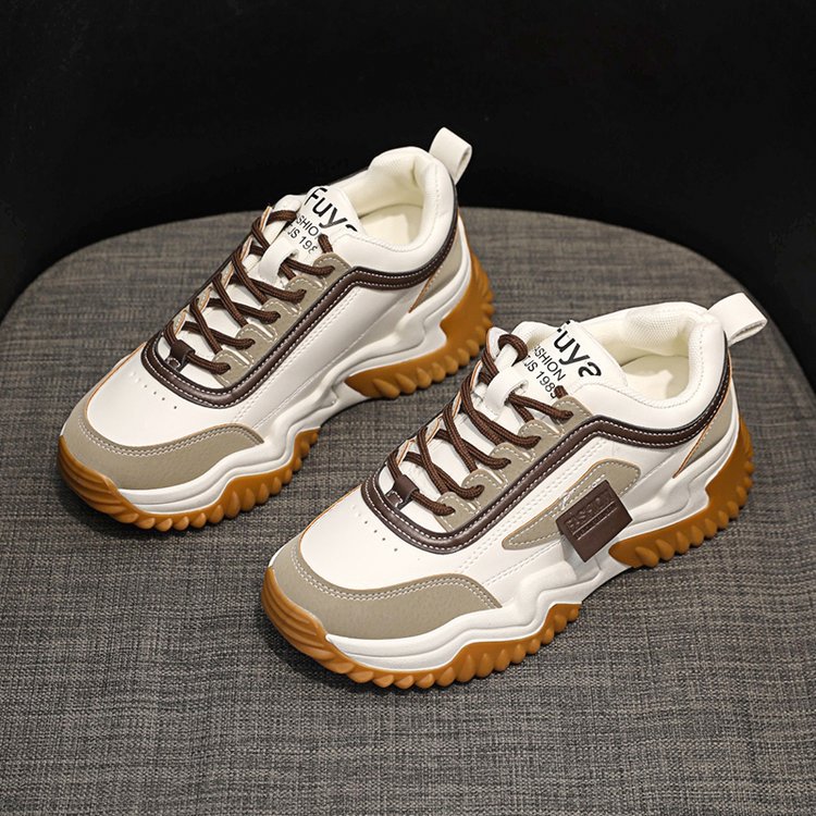 Damen Sport Sneaker | Freizeit Schuhe mit Kontrast-Schnürung