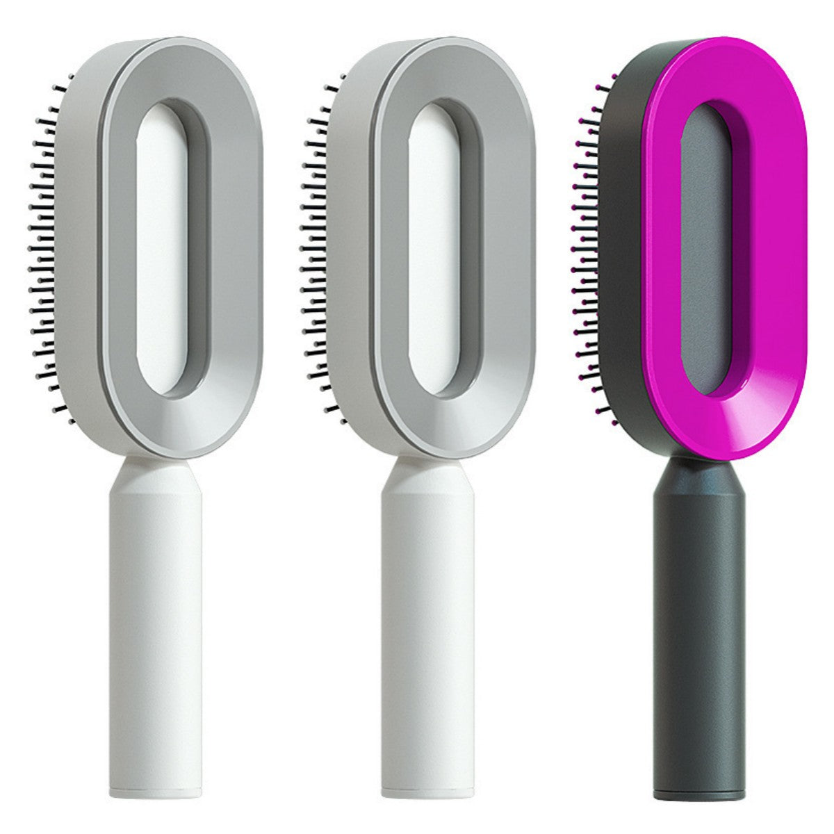 Selbstreinigende Haarbürste – Anti Statik Massagebürste für Frauen