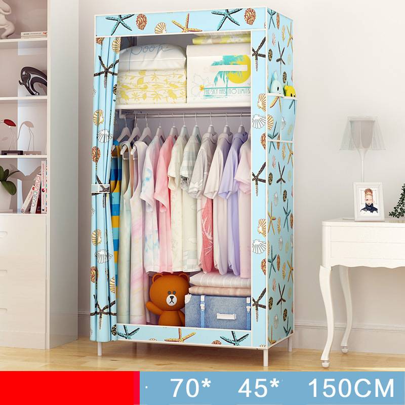 Fabric Wardrobe Dustproof | Foldable Single Room Organizer