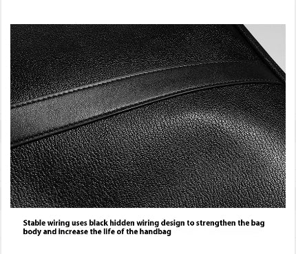 Men's Genuine Leather Business Bag with Double Zipper – Premium Briefcase