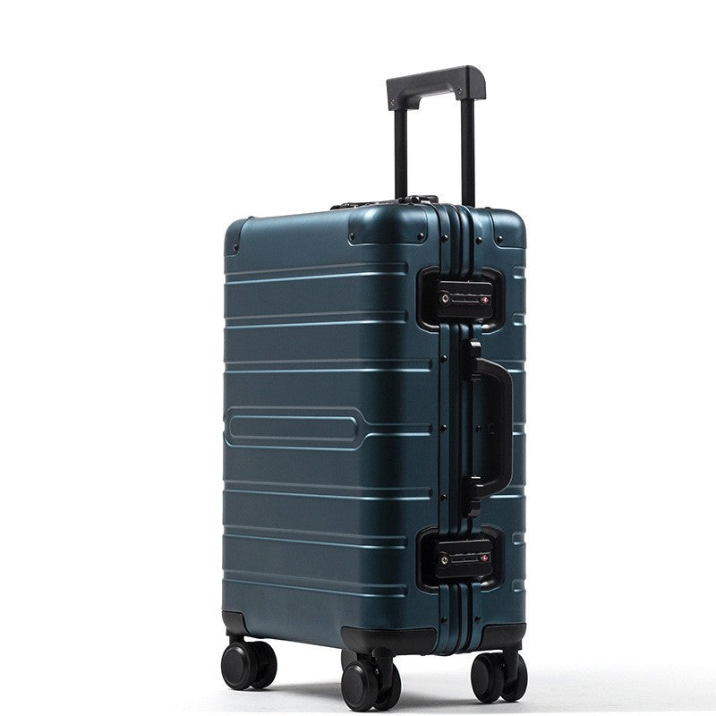 Aluminum Magnesium Trolley Case with 360° Wheels | Premium Metal Hard Shell