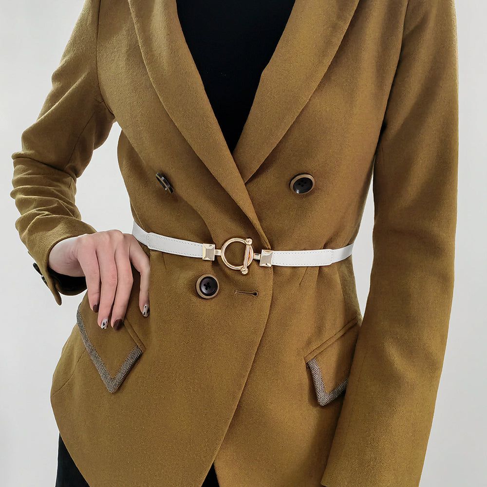 Women's Stretch Waist Belt Slim | Elastic Elegant Business