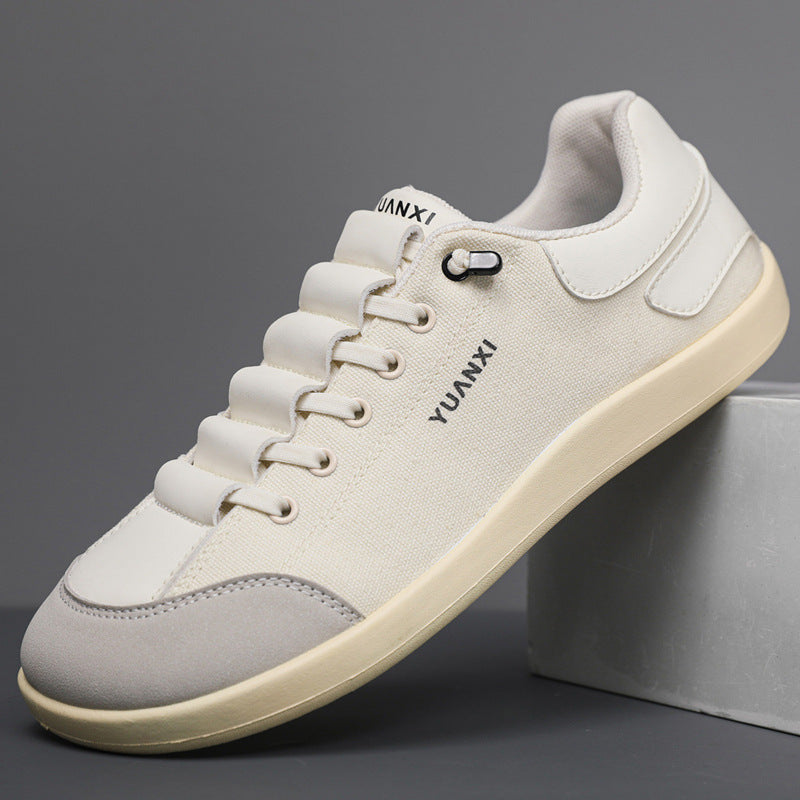 Men's Breathable Canvas Skate Sneakers – Lightweight Summer Casual Shoes