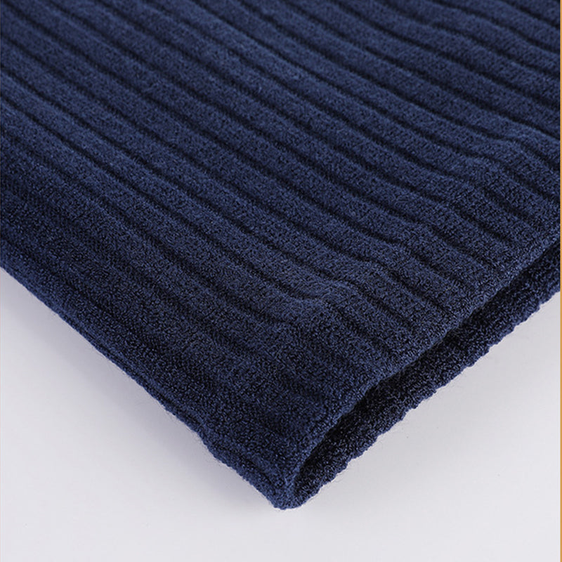 Warm Plush Scarf Winter Unisex Soft Knitted Scarf Solid Color