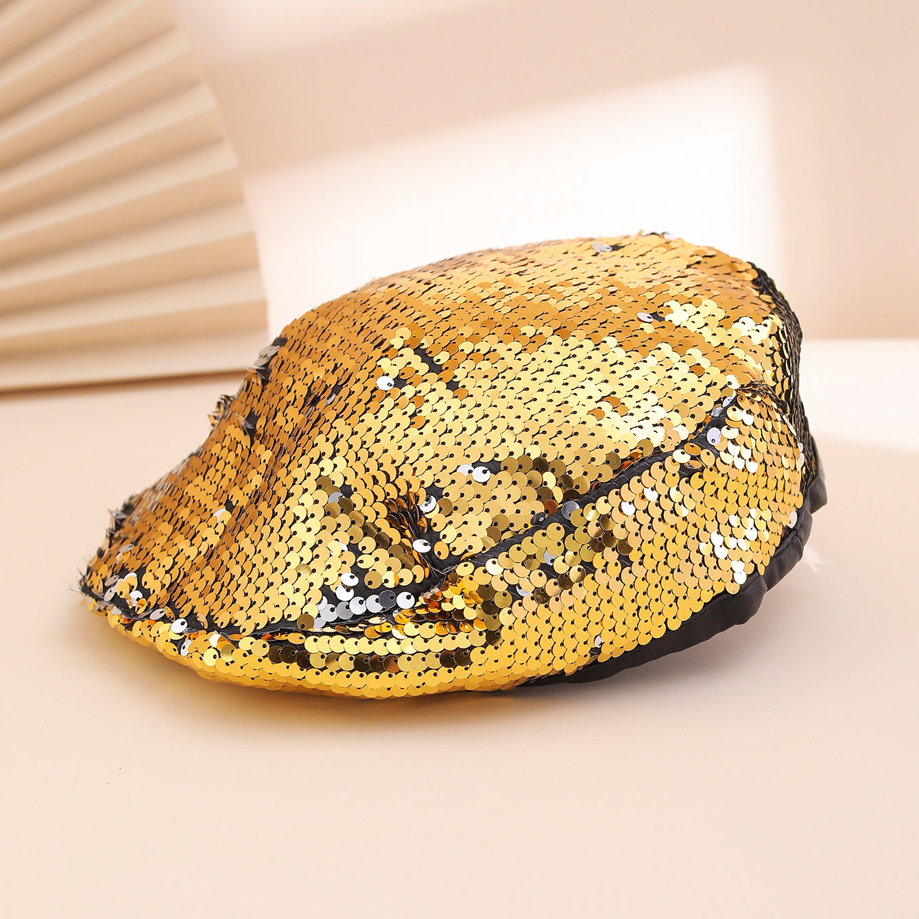 Luxury Women's Sequin Beret - Elegant Beret Trend