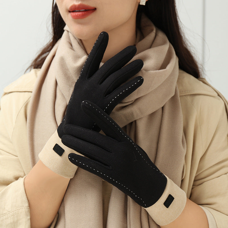 Damen Winter Touchscreen Handschuhe | Gefütterte Thermohandschuhe
