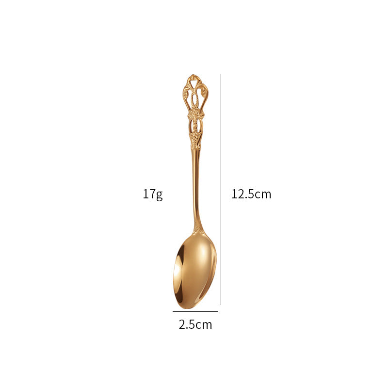 Gold Besteckset Edelstahl | Luxus Tafelbesteck modern elegant