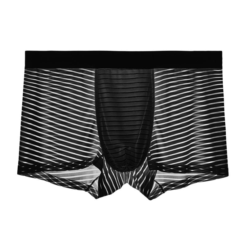 Men's Ice Silk Boxer Briefs | Seamless Thin Cooling Comfort