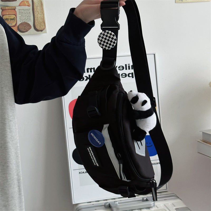 Men's Sport Chest Bag Large | Crossbody Sling Bag Fitness