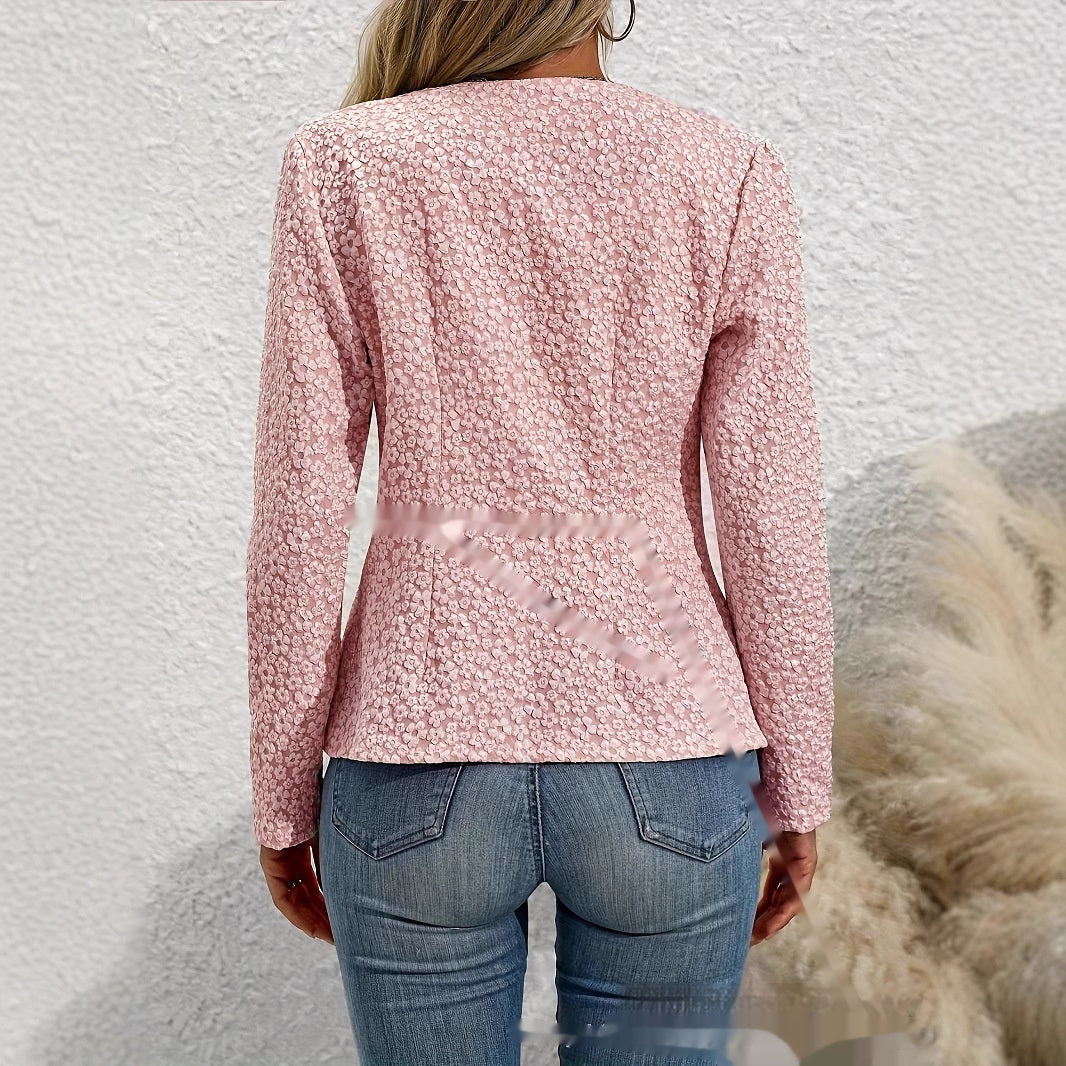 Damen Kurzmantel im französischen Stil – Elegant & Chic Topcoat