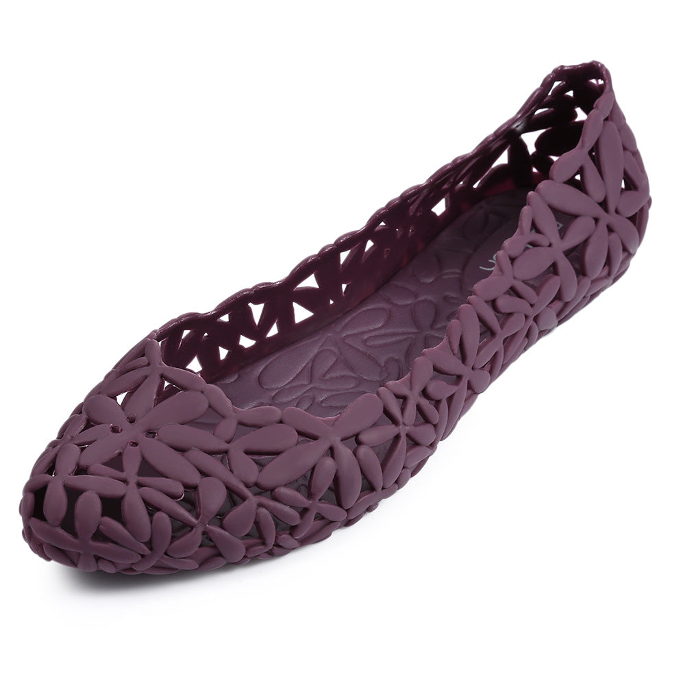 Damen Jelly Schuhe Wasserdicht | Spitze Sommer Ballerinas