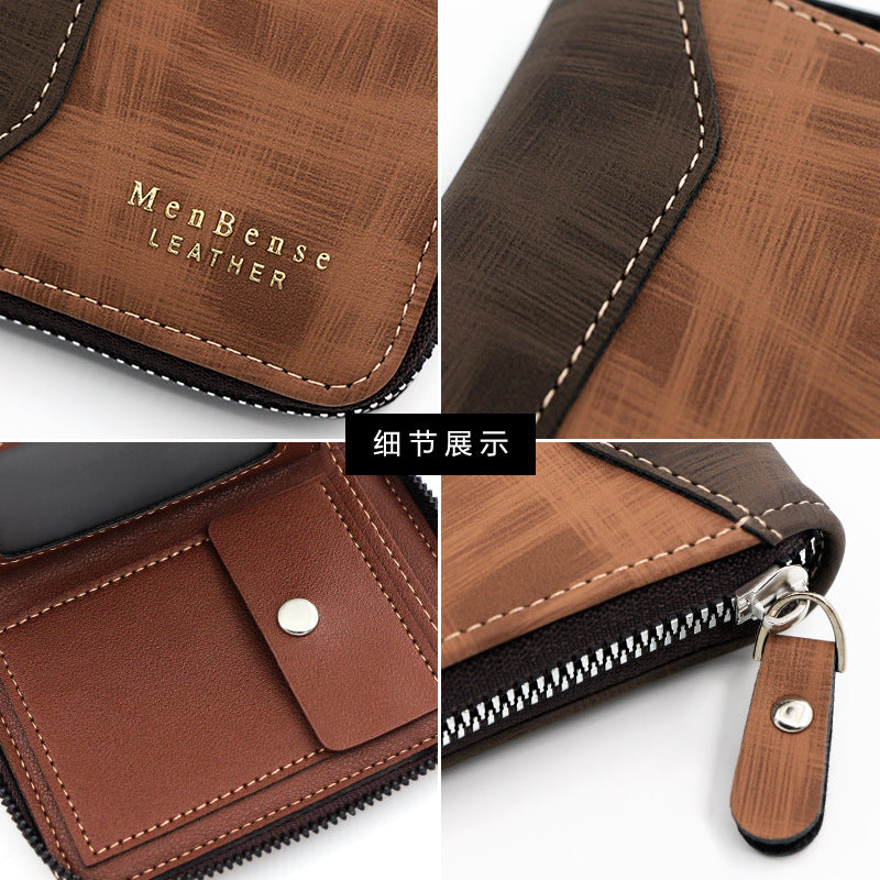 Men's Chain Wallet | Portrait | Coin Purse Wallet