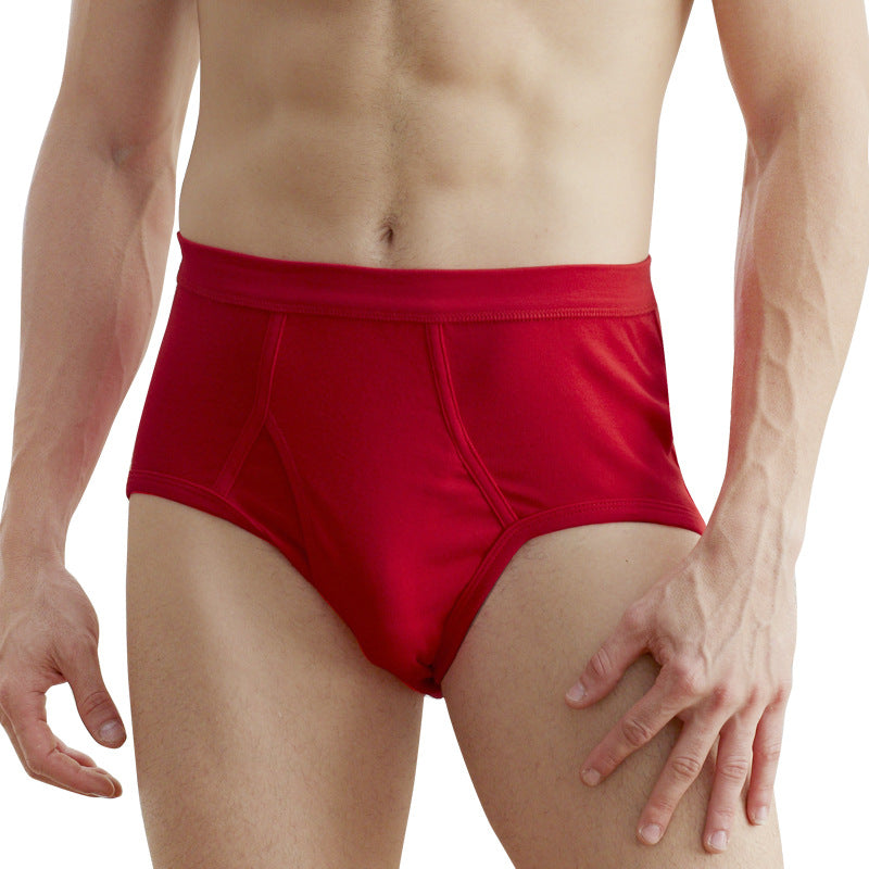 Men's Plus Size Cotton Briefs High Waist | Comfortable Breathable Comfort