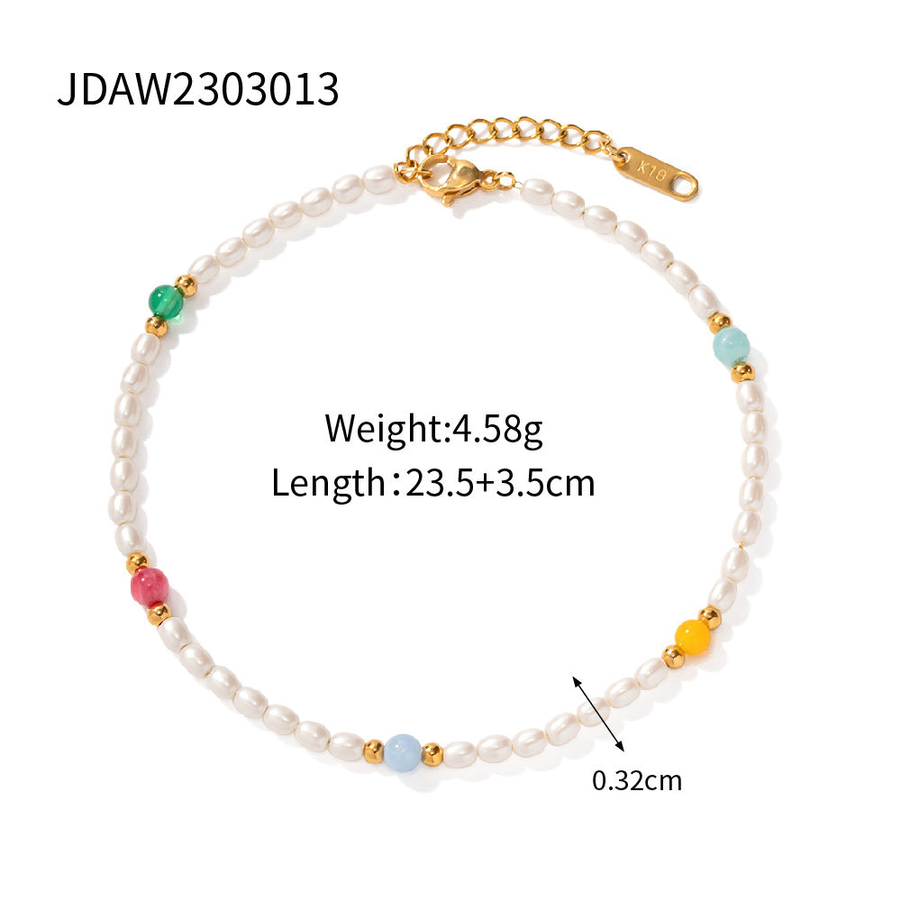 Elegant Stainless Steel Ankle Bracelet for Women – Stylish Anklet with a Modern Design
