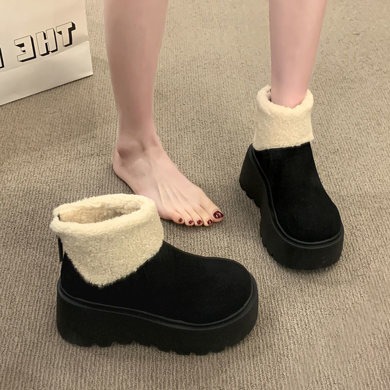 Women's Lined Snow Boots – Vintage Winter Boots with Fleece