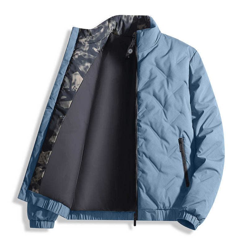Men's Down Jacket Winter Warm - Windproof Casual Quilted Jacket