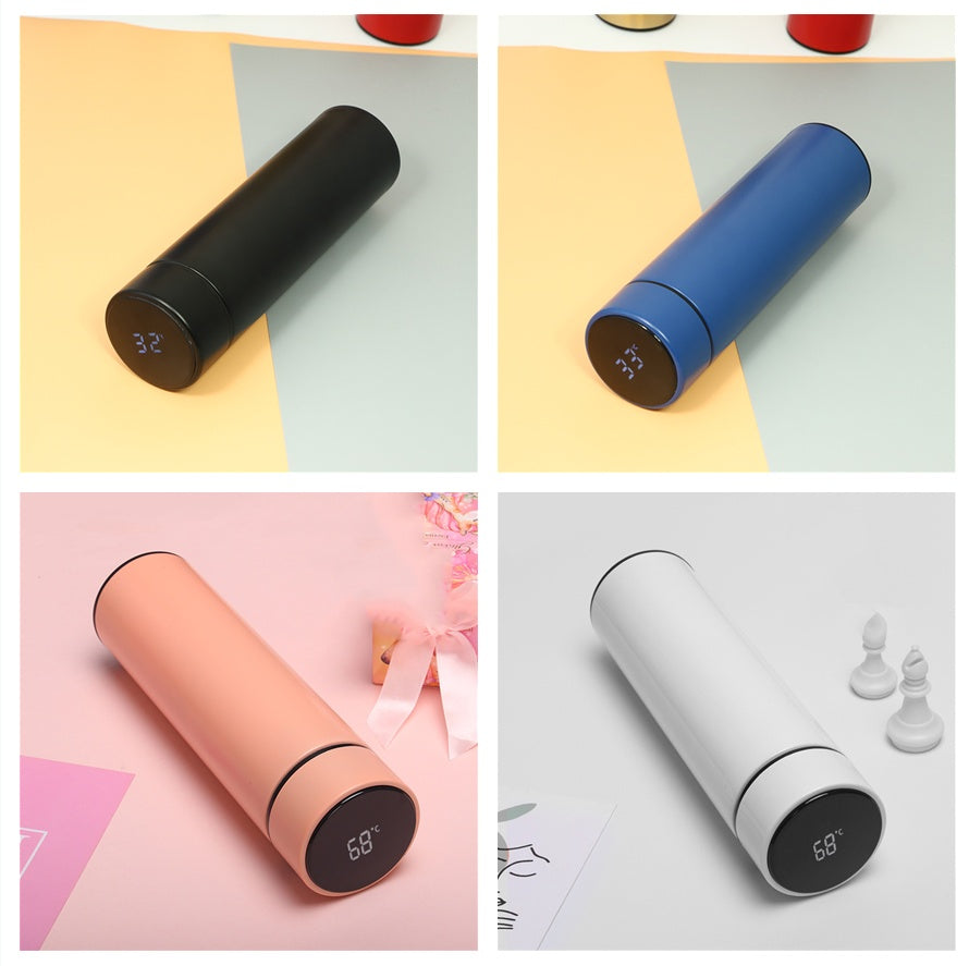 Smart Stainless Steel Thermo Flask - Temperature Display Vacuum Cup