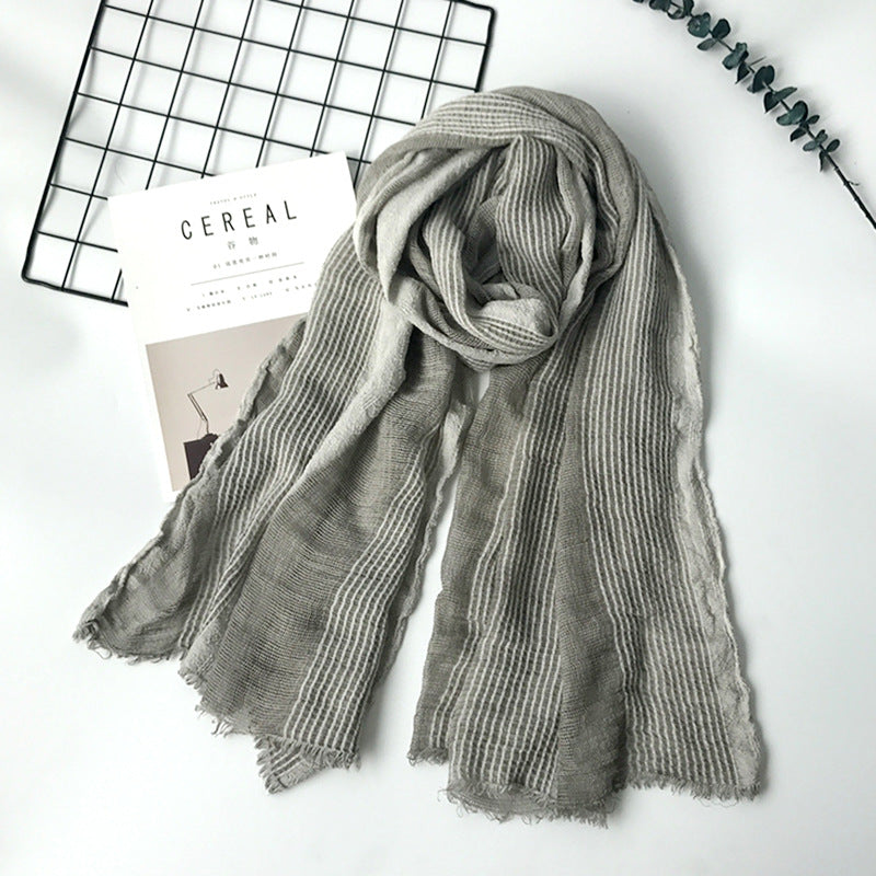 Men's scarf thin cashmere-like lightweight elegant modern style