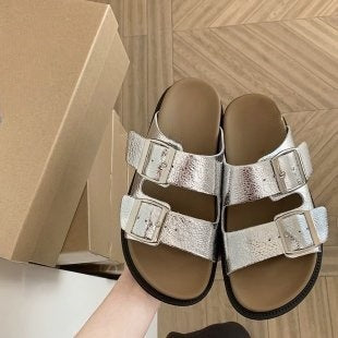 Women's Mules Comfortable Summer Slippers Buckle Lightweight | Comfort