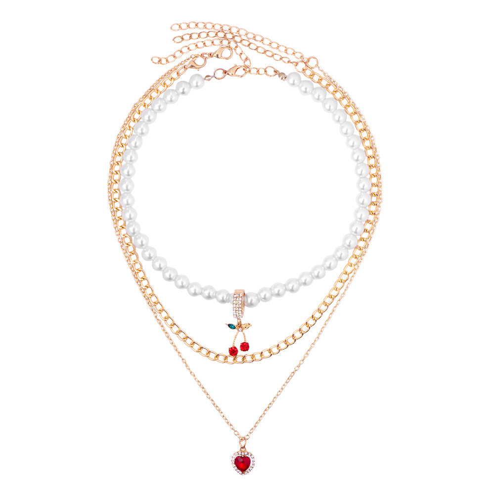 Multi-layered Pearl Necklace for Couples – Romantic Women's Jewelry with Style