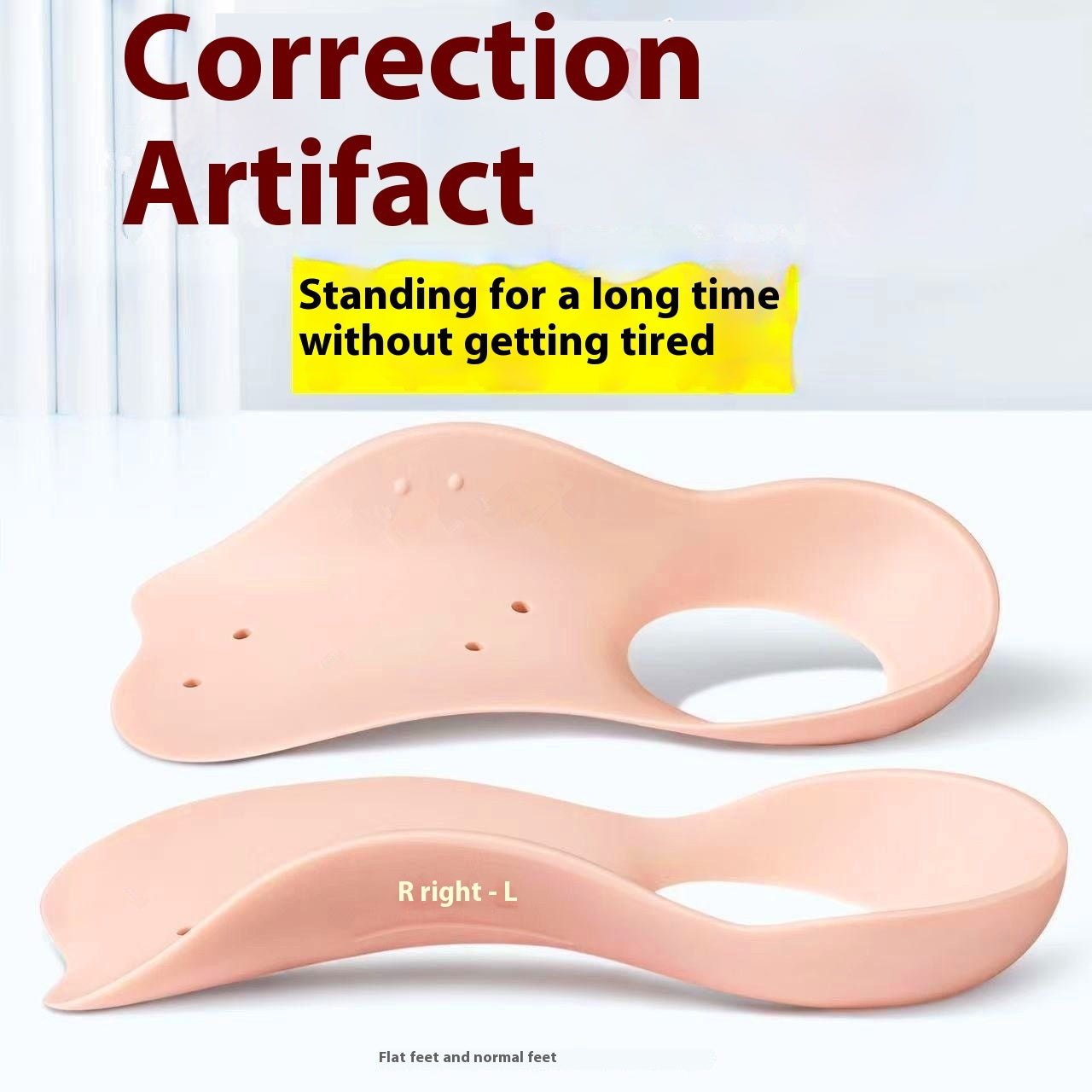 Heel Insoles | Flat Foot Correction Comfort Shoes