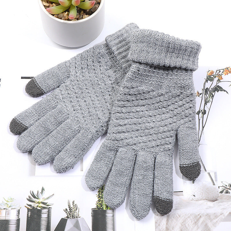 Herren & Damen Outdoor Touchscreen Handschuhe – Fleece Fahrrad Warm